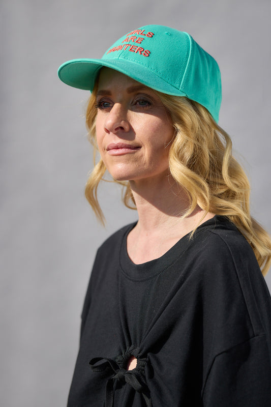 GIRLS ARE HUNTERS Baseball Cap Turquiose
